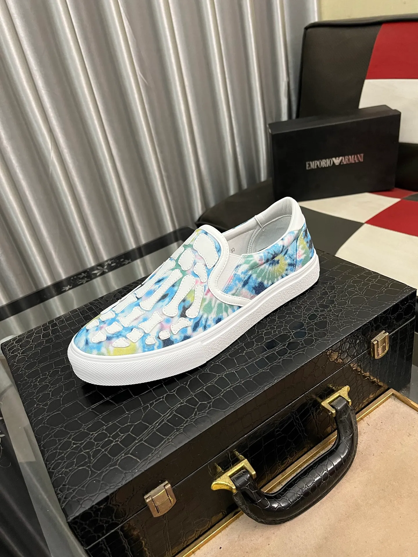 Men's men's shoes 💰420⌚️⌚️miri star shoes bone moral training shoes casual shoes amiri 2025 spring and summer star shoes bone moral training shoes micro-shaped body, the bone weaving pattern made of multi-layer genuine leather is more three-dimensional, slightly thicker and rich, and all elements are just right! The details are just right. Size: 38 to 444️⃣Colors available